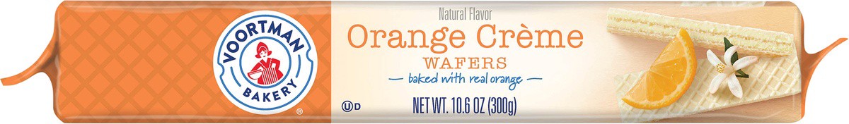 slide 6 of 9, VOORTMAN Bakery Orange Crème Wafers, 10.6 oz