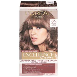Excellence Creme 6N Natural Light Brown Permanent Hair Color 1 Each