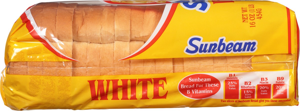 slide 5 of 9, Sunbeam Enriched White Bread 16 oz, 16 oz