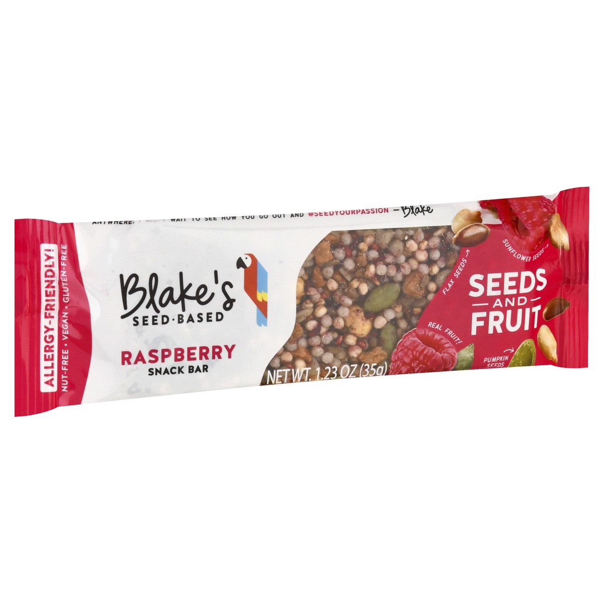 slide 11 of 13, Blake's Raspberry Snack Bar 1.23 oz, 1.23 oz