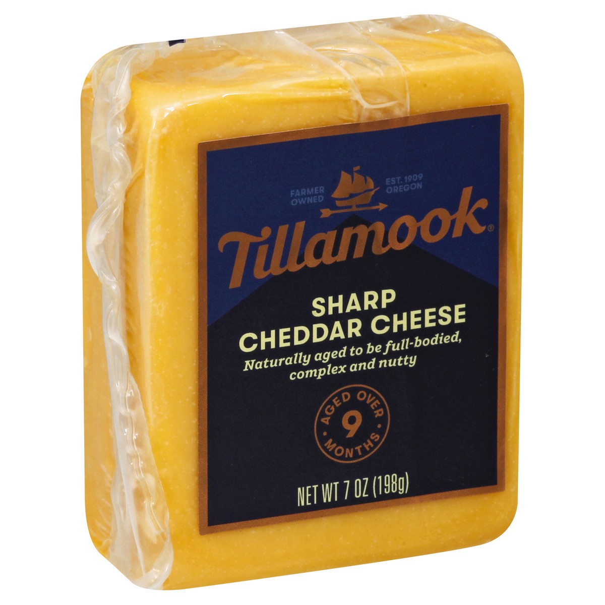 slide 6 of 13, Tillamook Sharp Cheddar Cheese 7 oz, 7 oz