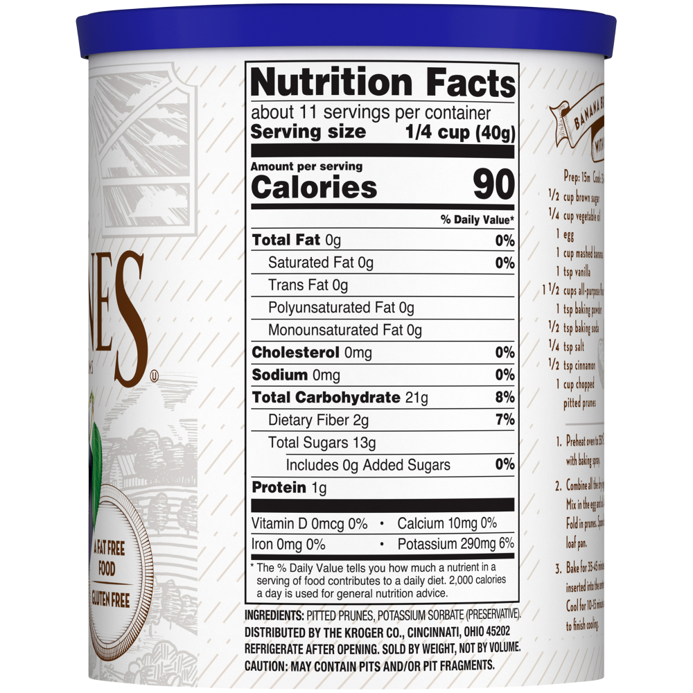slide 3 of 3, Kroger Pitted Prunes, 16 oz