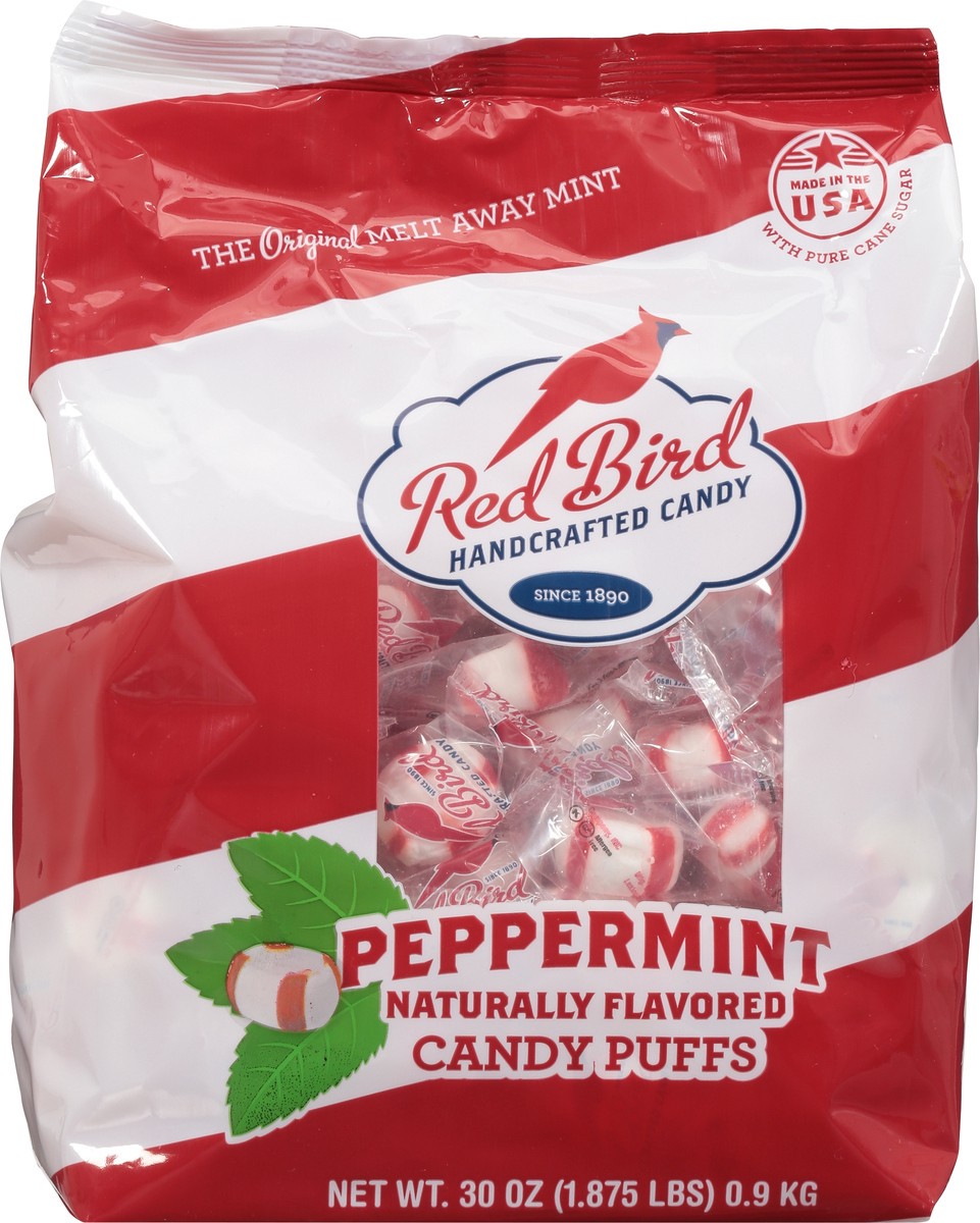 slide 6 of 9, Red Bird Peppermint Puffs, 30 oz