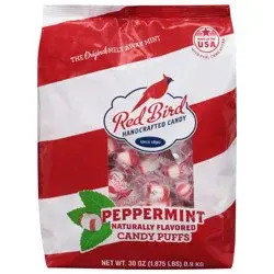 Red Bird Peppermint Puffs