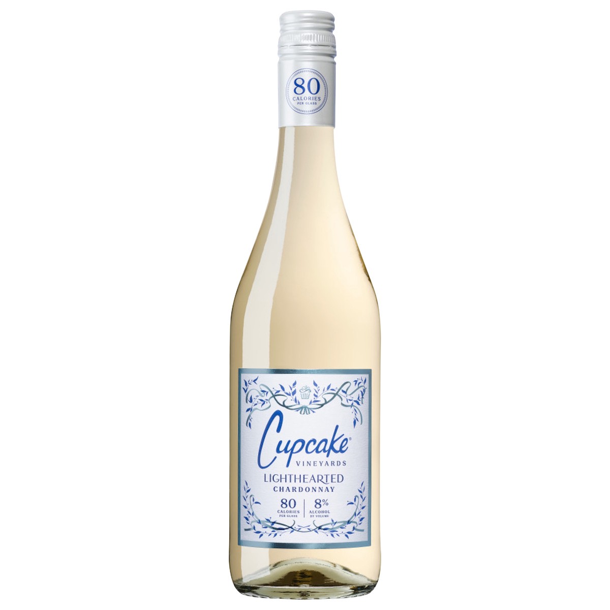 slide 1 of 9, Cupcake Vineyards Cupcake Lighthearted Chardonnay California White Wine, 750 ml