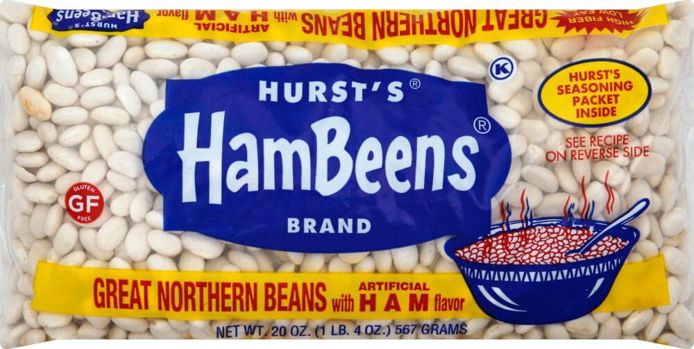 slide 1 of 4, Hurst Ham Great Northern Beans, 20 oz