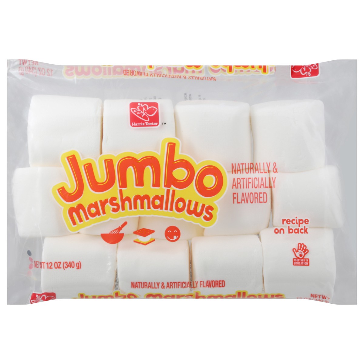 slide 2 of 14, Harris Teeter Jumbo Marshmallows, 12 oz