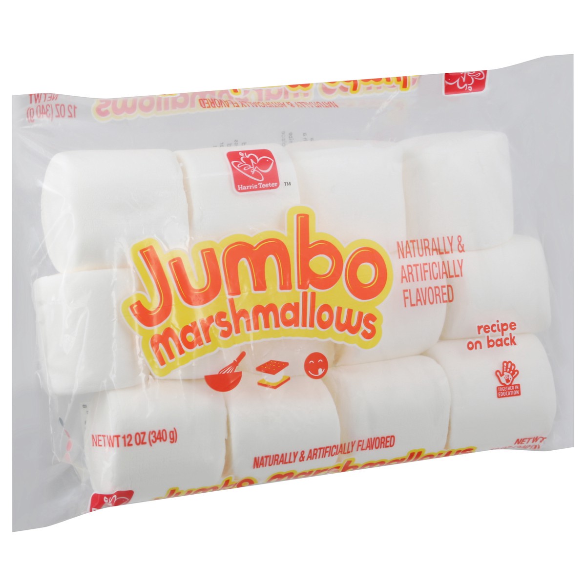 slide 6 of 14, Harris Teeter Jumbo Marshmallows, 12 oz