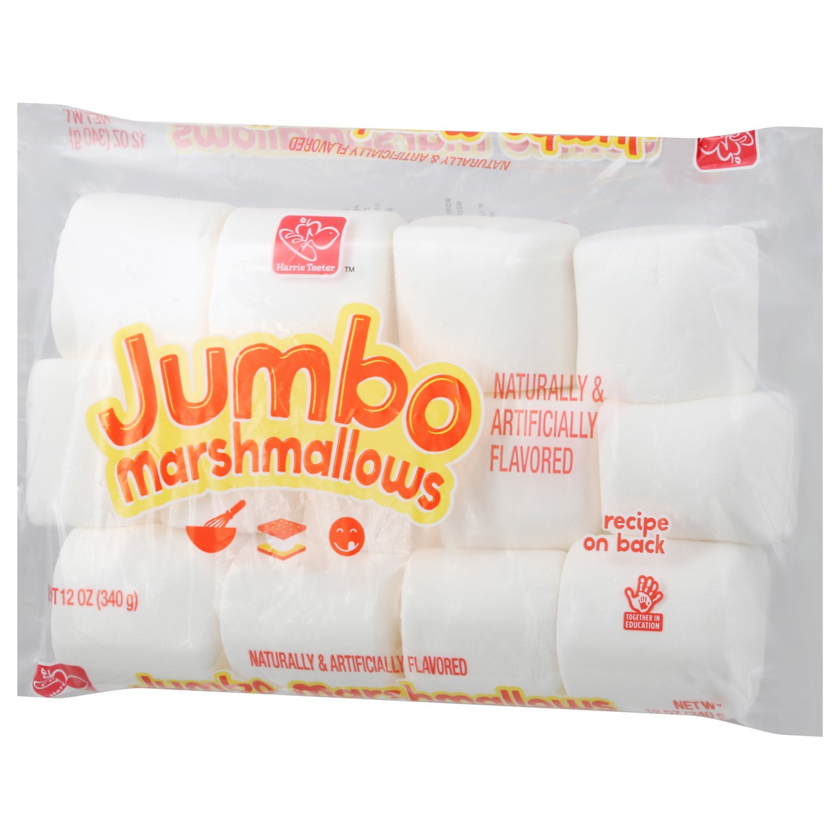 slide 10 of 14, Harris Teeter Jumbo Marshmallows, 12 oz