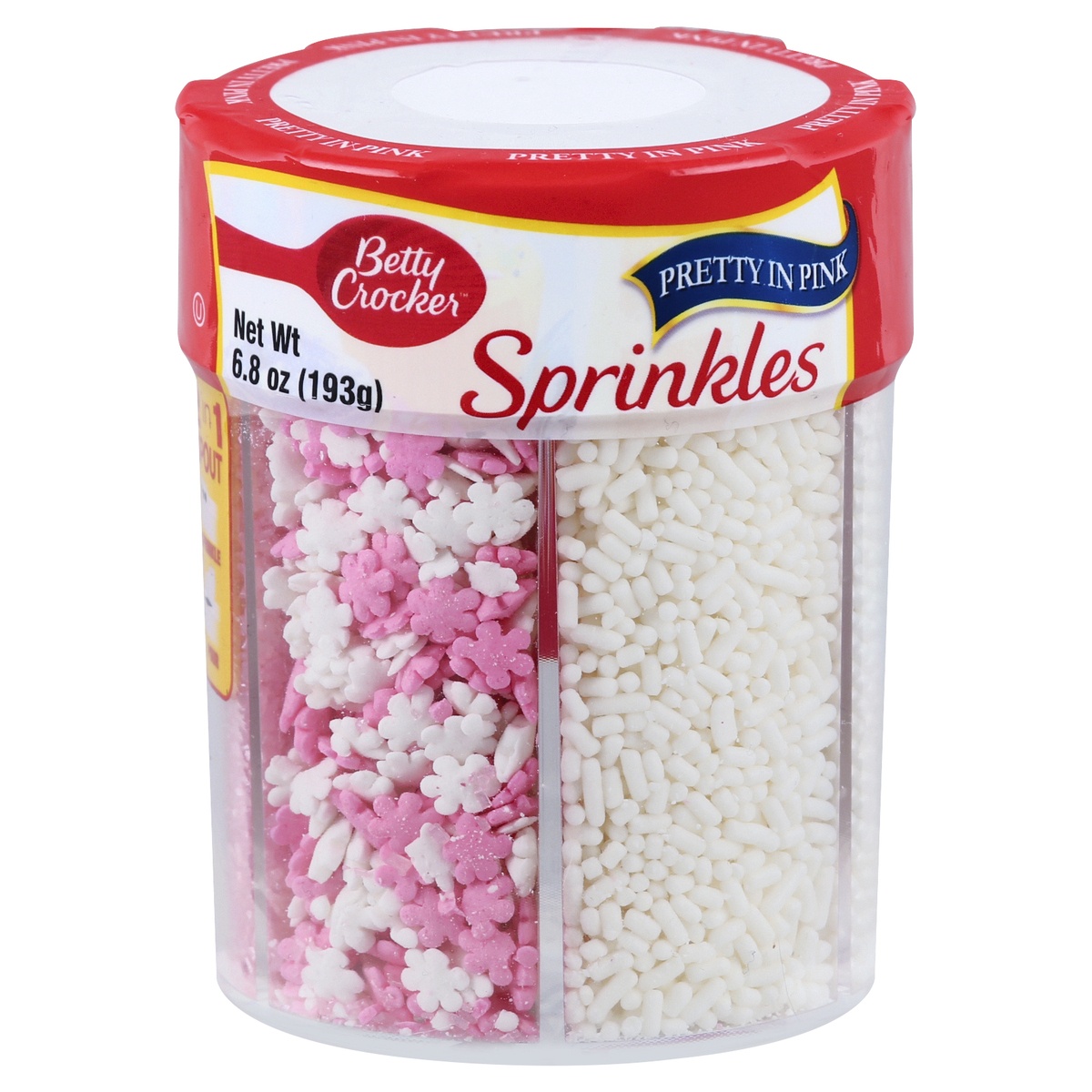 slide 1 of 1, Betty Crocker Sprinkles, Pretty in Pink, 6.8 oz
