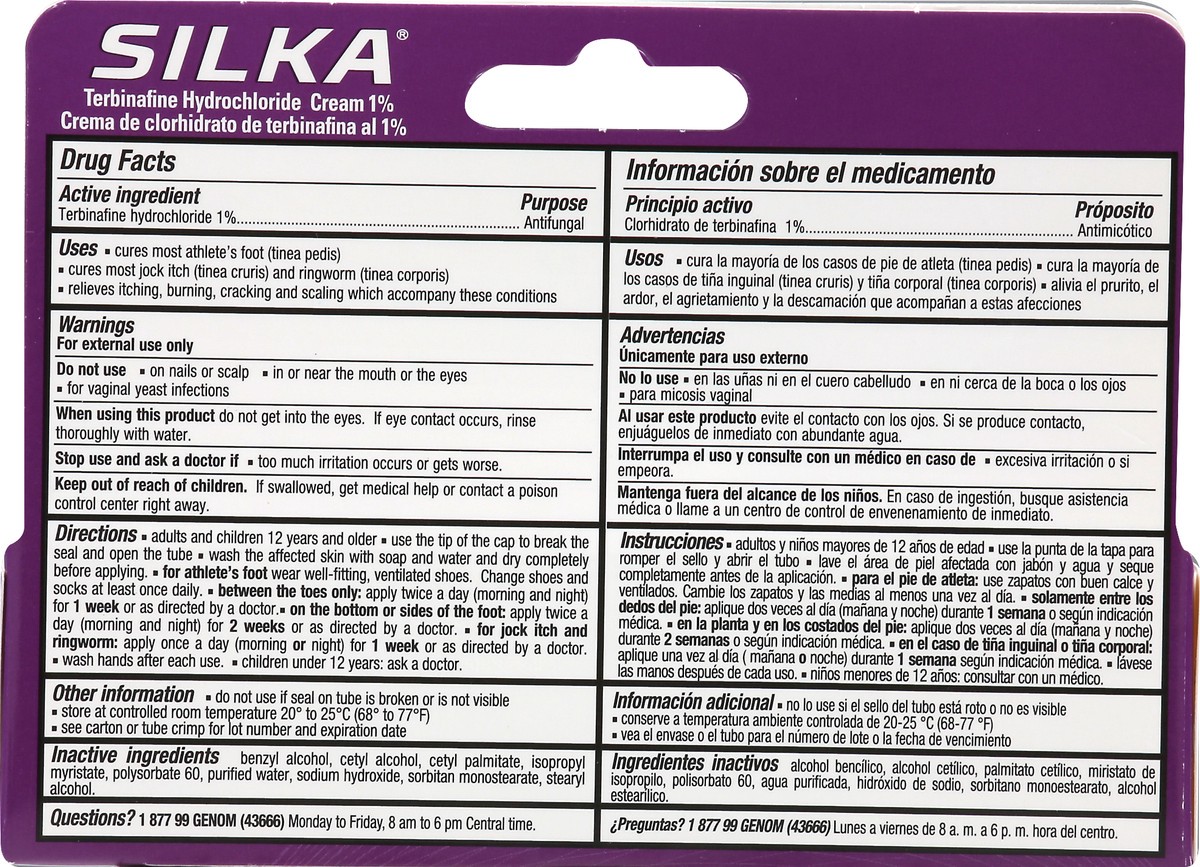 slide 5 of 12, Silka Full Prescription Strength Antifungal Cream 1 oz, 1 oz