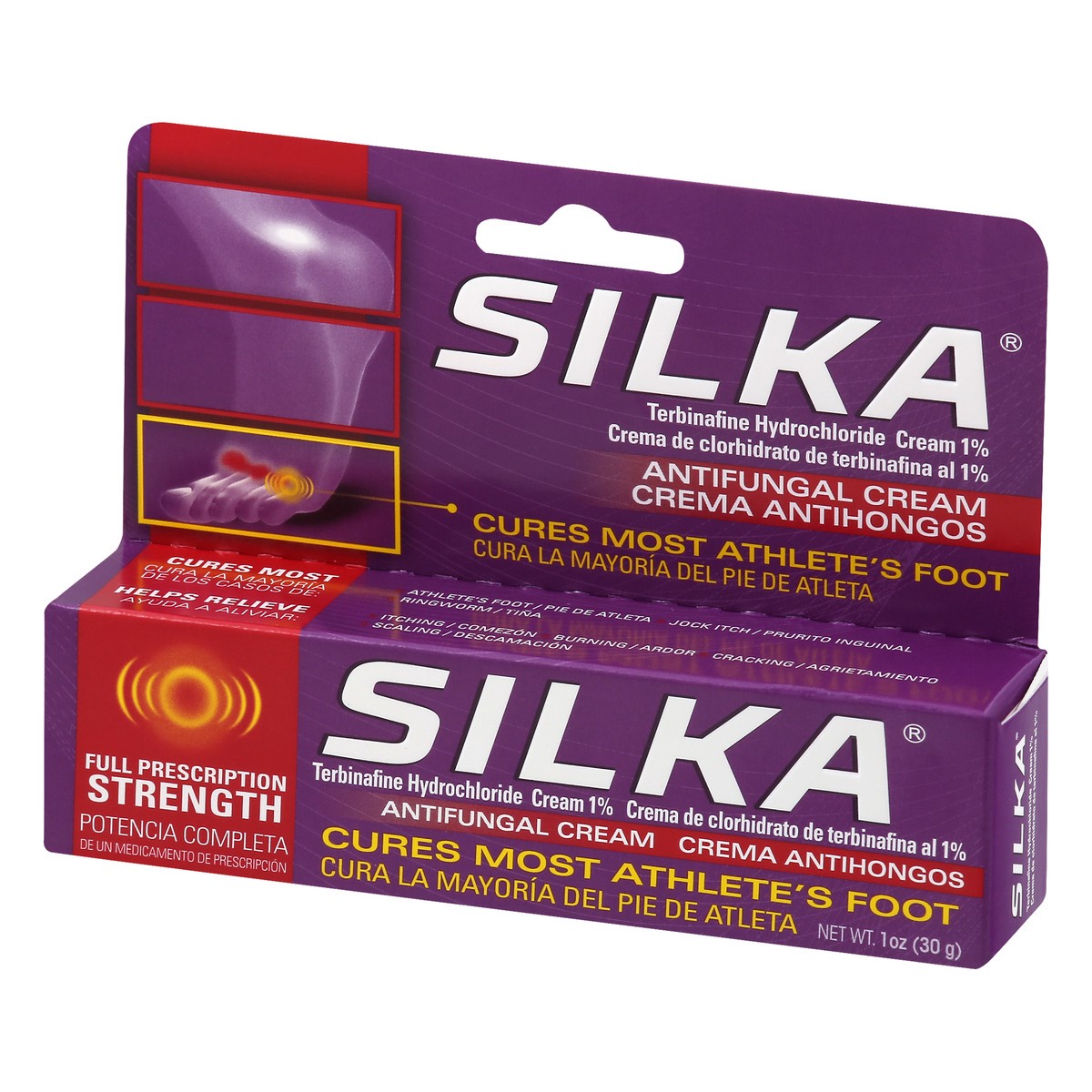 slide 9 of 12, Silka Full Prescription Strength Antifungal Cream 1 oz, 1 oz