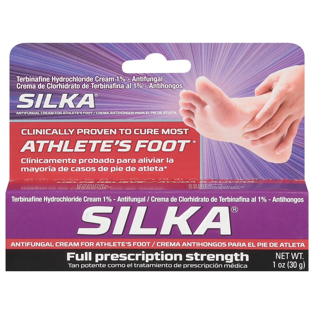 slide 1 of 12, Silka Full Prescription Strength Antifungal Cream 1 oz, 1 oz