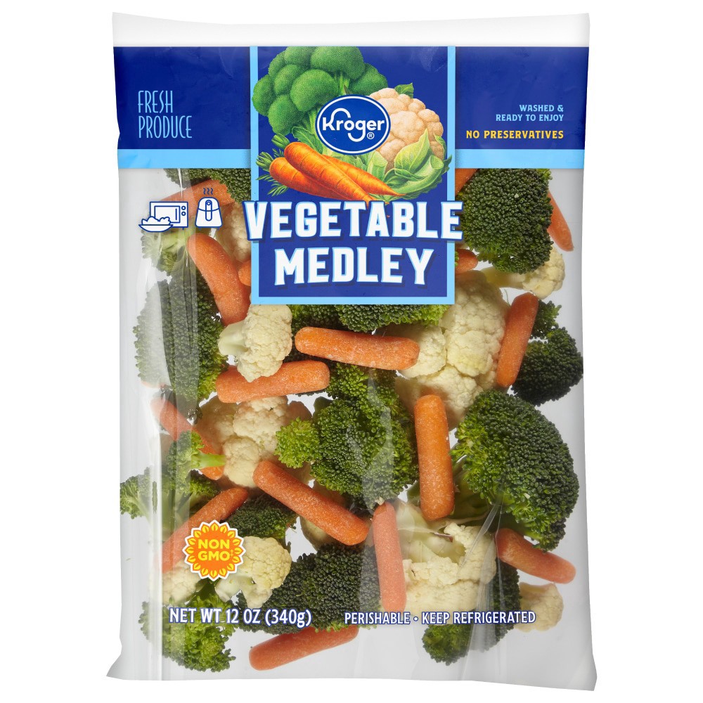 slide 1 of 2, Kroger Vegetable Medley, 12 oz