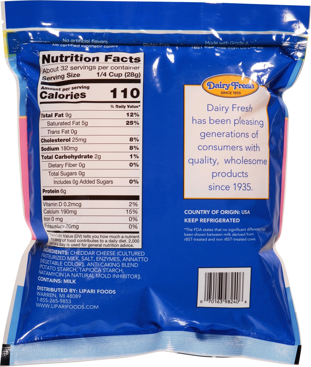 slide 7 of 12, Dairy Fresh Shredded Cheese, 2 lb