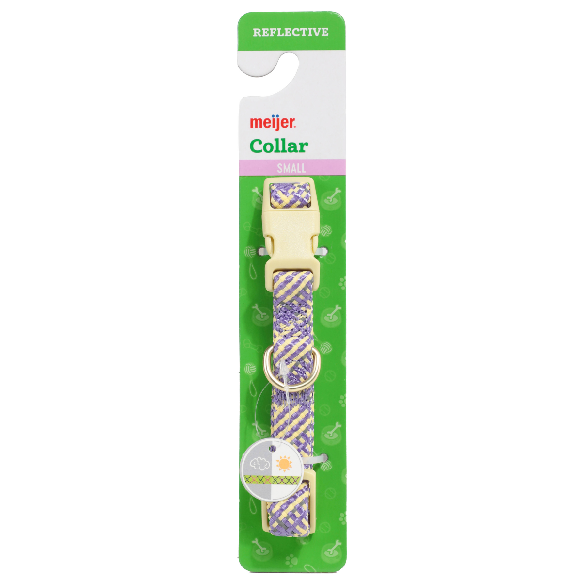 slide 1 of 2, Meijer Dog Collar Adjustable Purple, SM, 1 ct