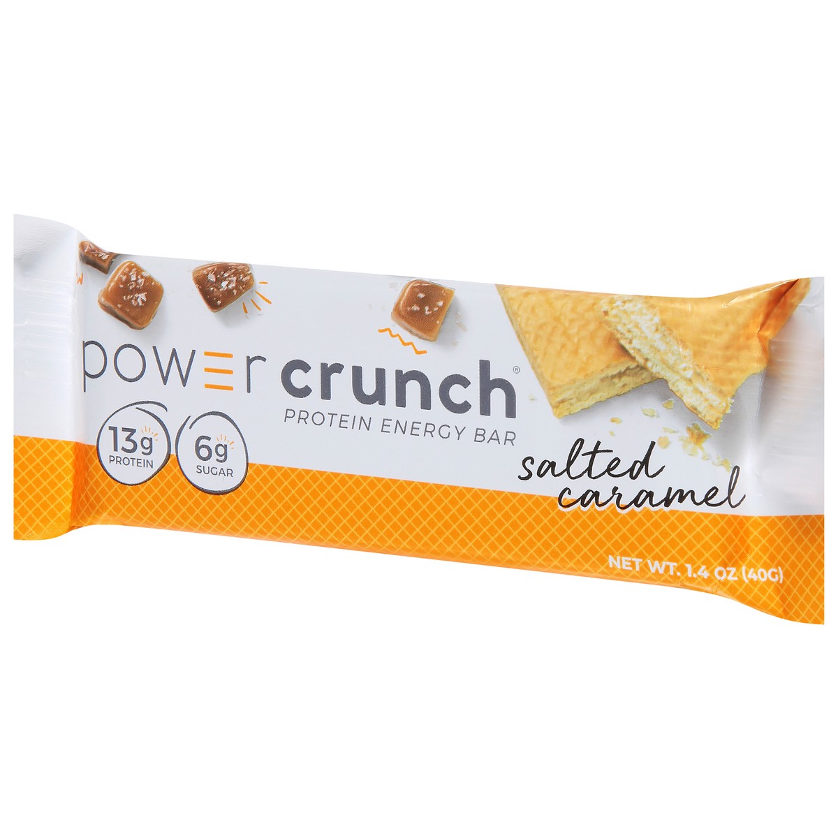 slide 13 of 13, Power Crunch Salted Caramel Flavored Protein Energy Bar 1.4 oz, 1.4 oz