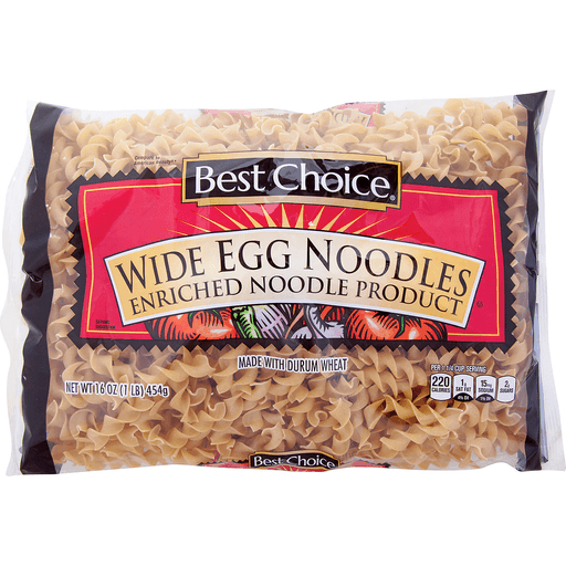 slide 1 of 1, Best Choice Wide Egg Noodles, 16 oz
