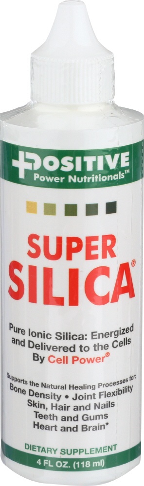 slide 1 of 1, Positive Power Nutritionals Super Silica Dietary Supplement, 4 fl oz