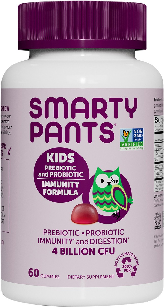 slide 6 of 8, SmartyPants Kids Prebiotic and Probiotic Immunity Formula - Grape, 60 ct., 60 ct