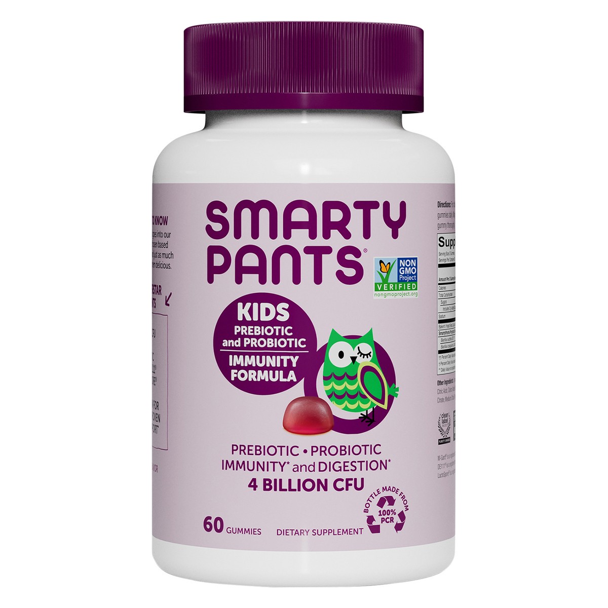 slide 1 of 8, SmartyPants Kids Prebiotic and Probiotic Immunity Formula - Grape, 60 ct., 60 ct