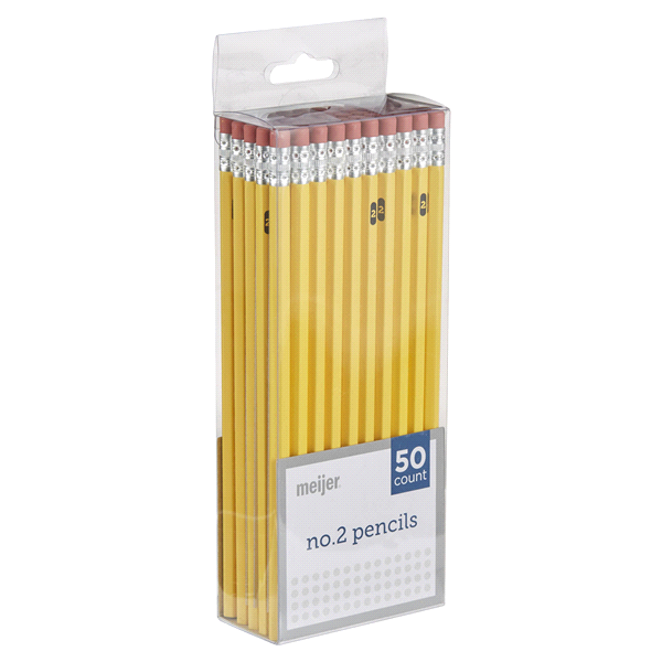 slide 4 of 29, Meijer No.2 Yellow Fashion Pencils, 50 ct