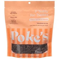 Poke's P'Nutty for 'Nanas Peanut Butter & Banana Dog Treats 6 oz