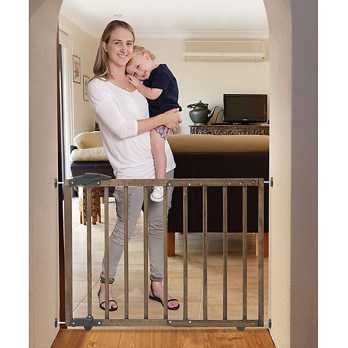 slide 5 of 5, Dreambaby Nottingham Wooden Walk Through Gro-Gate - Driftwood, 1 ct