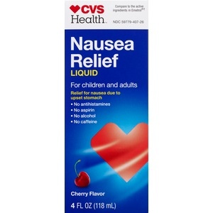 slide 1 of 1, CVS Health Nausea Relief Liquid Cherry Flavor, 4 oz