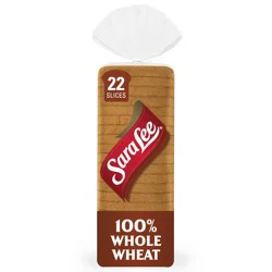 Sara Lee Whole Wheat Bread, 20 oz, Wheat Bread, Bag