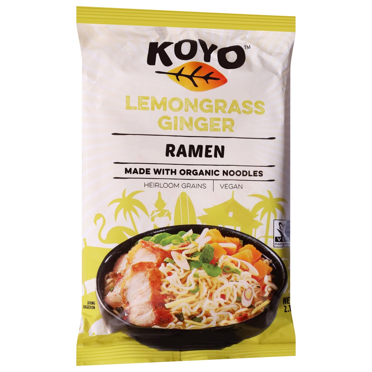 slide 2 of 9, Koyo Lemongrass Ginger Ramen 2.1 oz, 2.1 oz