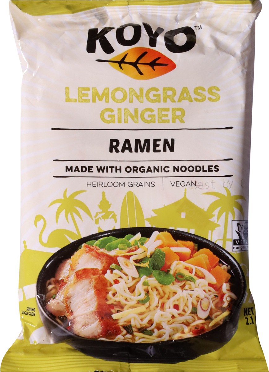 slide 4 of 9, Koyo Lemongrass Ginger Ramen 2.1 oz, 2.1 oz