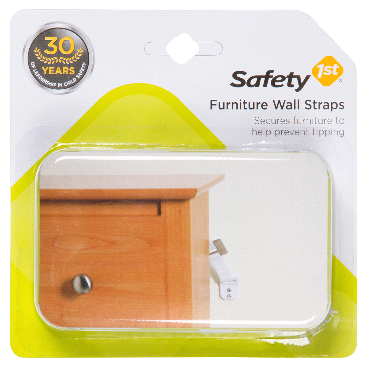 slide 1 of 4, Safety 1st Furniture Wall Straps, 2 ct