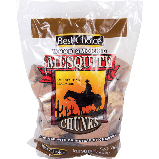 slide 1 of 1, Best Choice Wood Smoking Mesquite Chunks, 10 lb