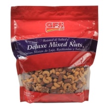 slide 1 of 1, GFS Roasted Mixed Nuts Salted, 40 oz