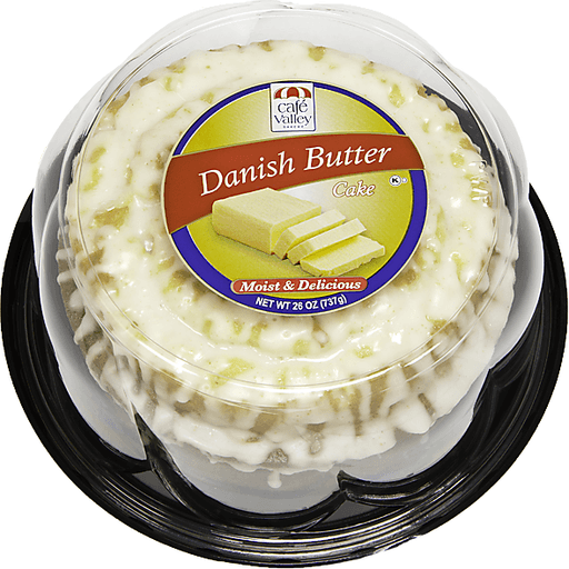 slide 1 of 1, Cafe Valley Danish Butter Cake, 26 oz