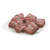 slide 3 of 13, FRESH FROM MEIJER Meijer Valentine Brownie, Pink and Red icing drizzle /, 9 ct; 13 oz