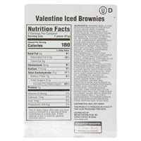 slide 6 of 13, FRESH FROM MEIJER Meijer Valentine Brownie, Pink and Red icing drizzle /, 9 ct; 13 oz