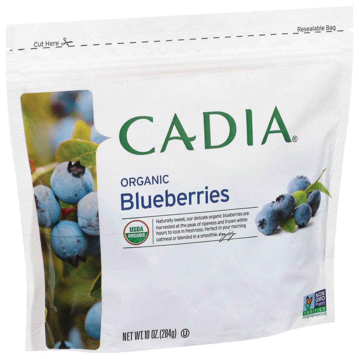 slide 2 of 13, Cadia Fruit Blueberries, 10 oz