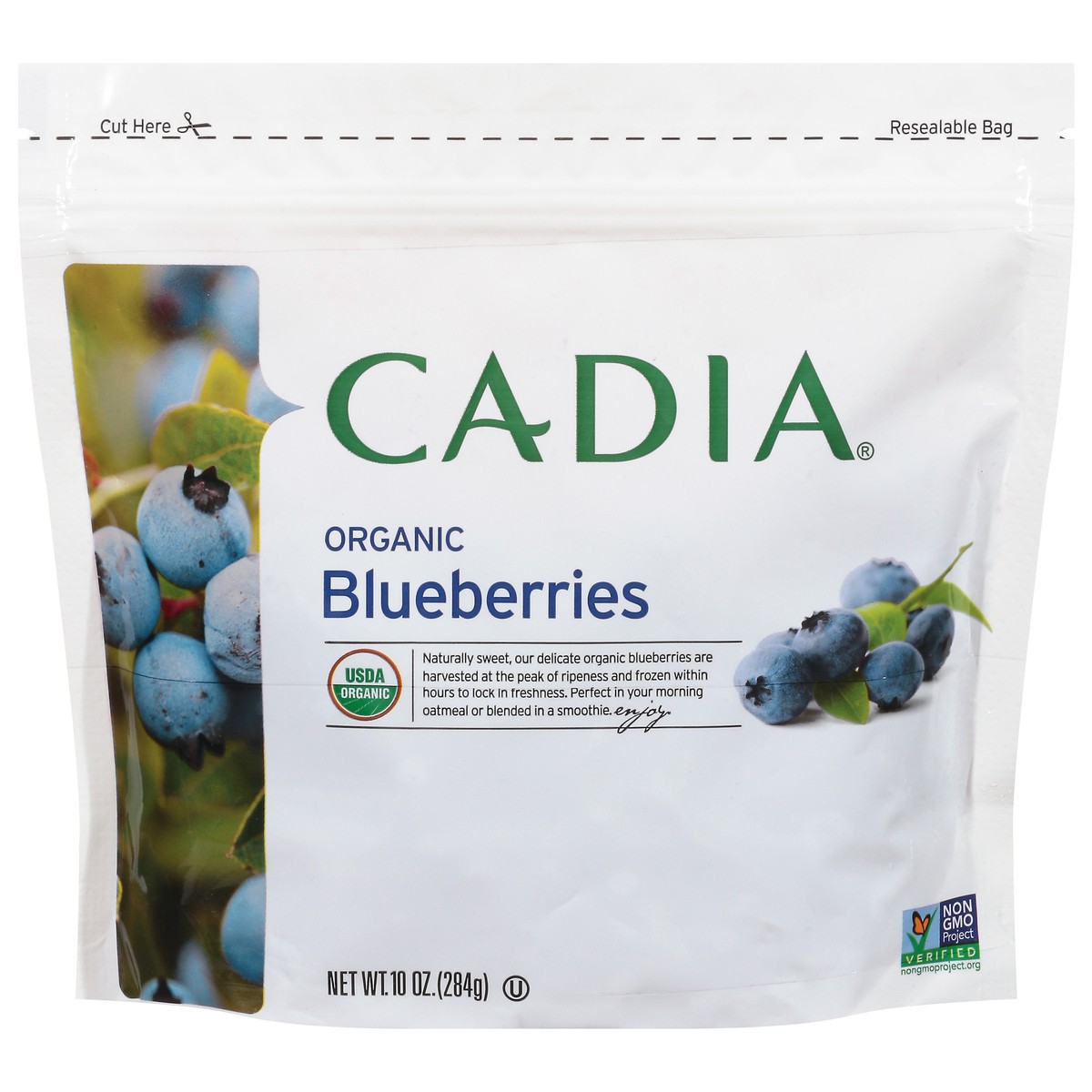 slide 11 of 13, Cadia Fruit Blueberries, 10 oz