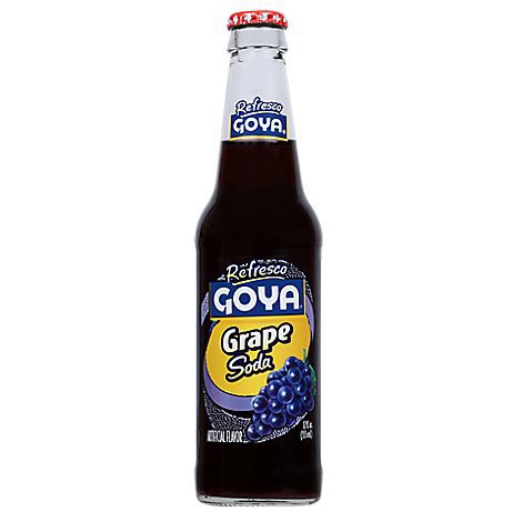 slide 1 of 1, Goya Soda Grape - 12 Fz, 12 fl oz