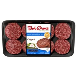 Bob Evans Original Pork Sausage Patties 12 oz 8 ct