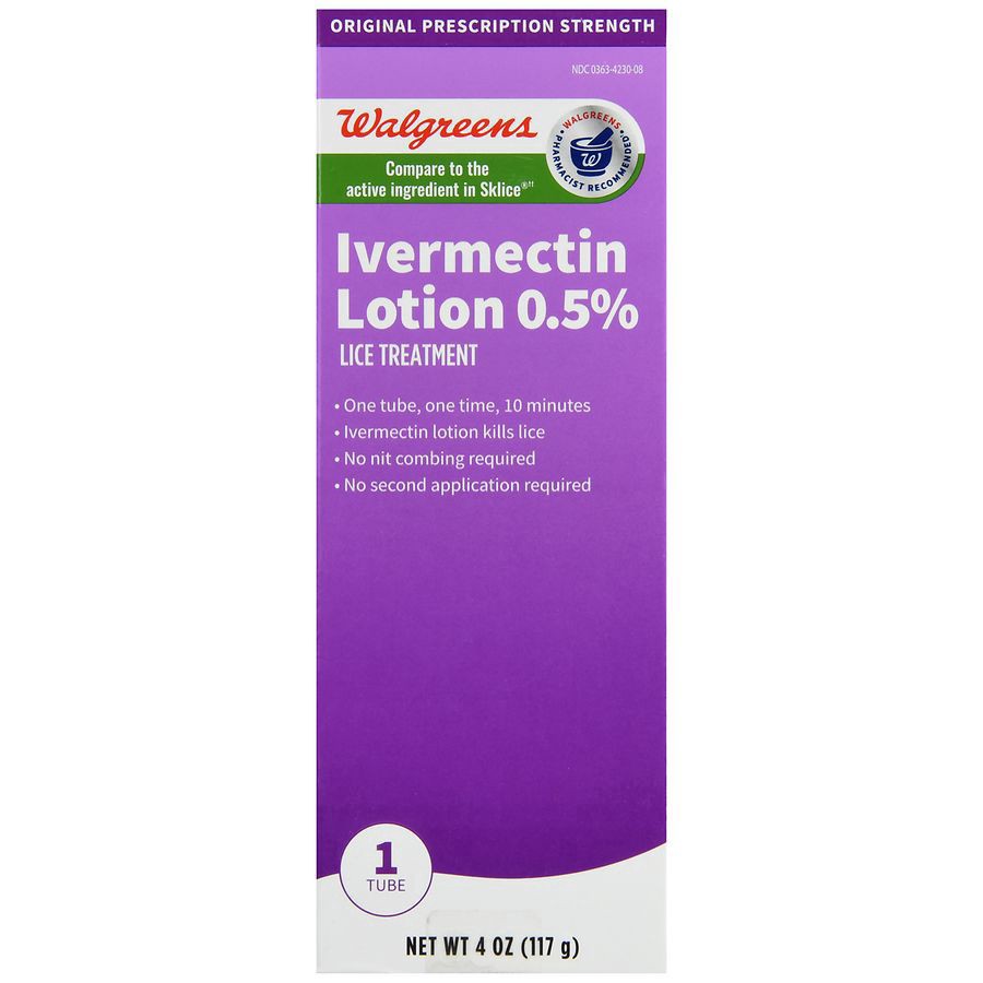 slide 3 of 5, Walgreens Ivermectin Lotion, 4 oz