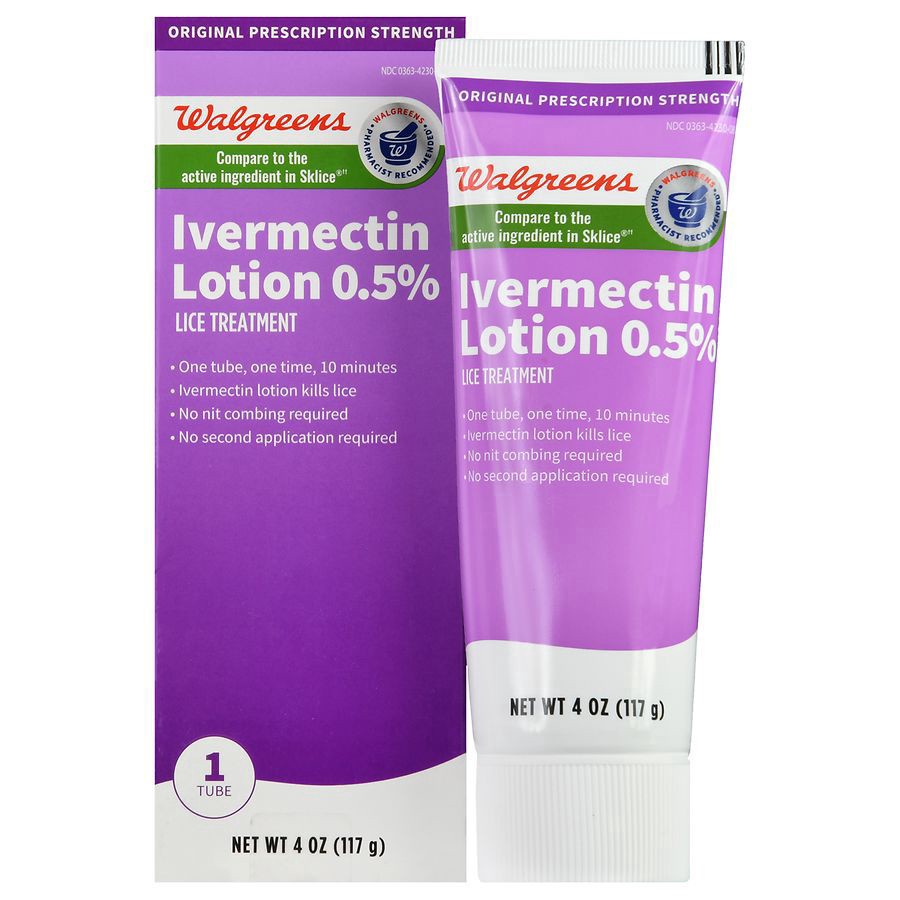 slide 1 of 5, Walgreens Ivermectin Lotion, 4 oz