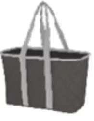 Quilted Carrying Bag - Black