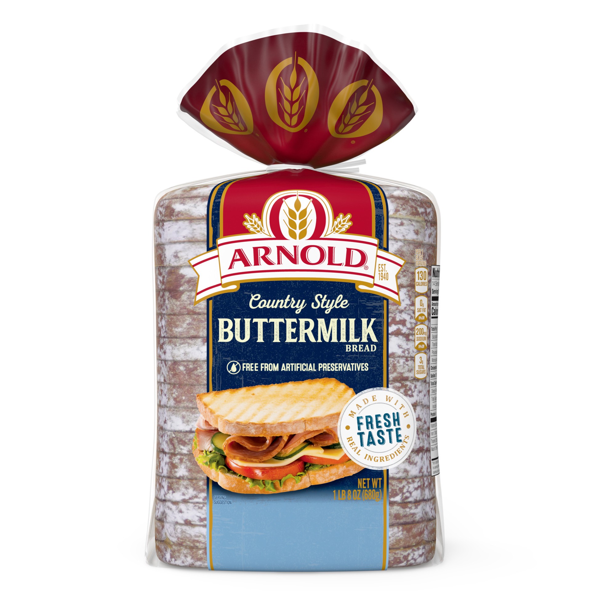 slide 1 of 2, Brownberry Country Buttermilk Sandwich Bread, 24 oz