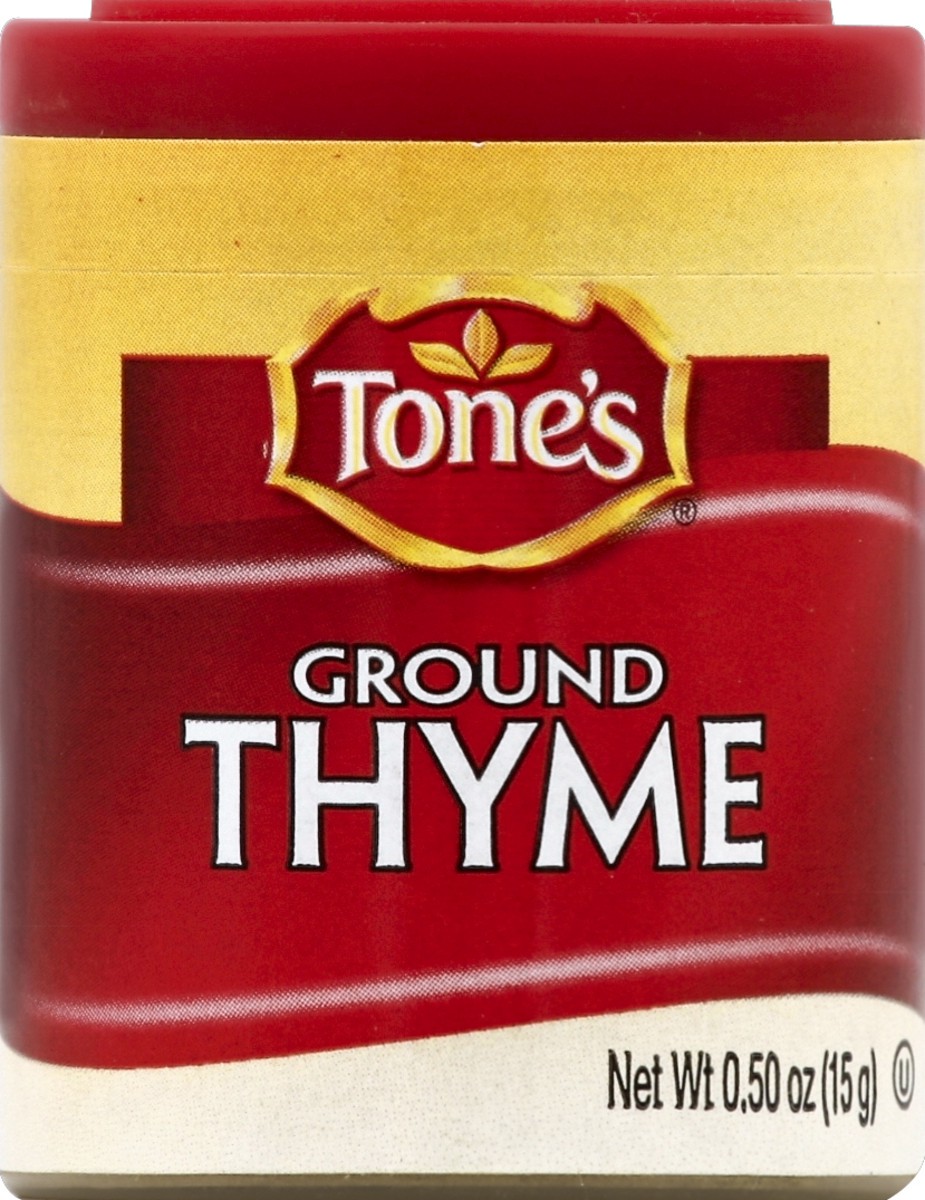 slide 2 of 3, Tone's Thyme 0.5 oz, 0.5 oz