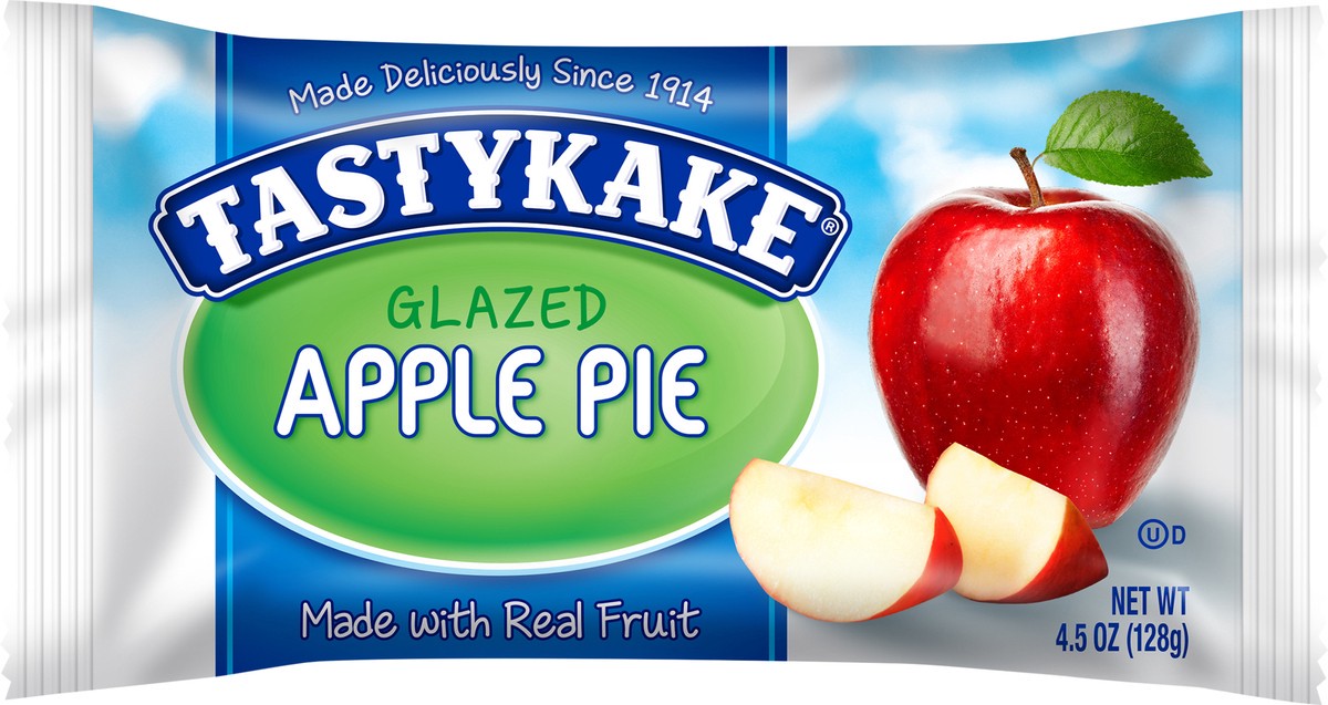slide 8 of 10, Tastykake Glazed Apple Pie, Individually Wrapped Snack Pie, 4.5 oz, 4.5 oz