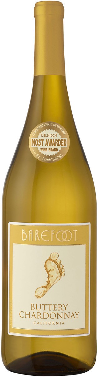 slide 3 of 4, Barefoot Cellars Buttery Chardonnay White Wine 750ml , 750 ml