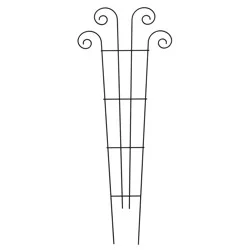 Panacea Black Wave Pot Trellis